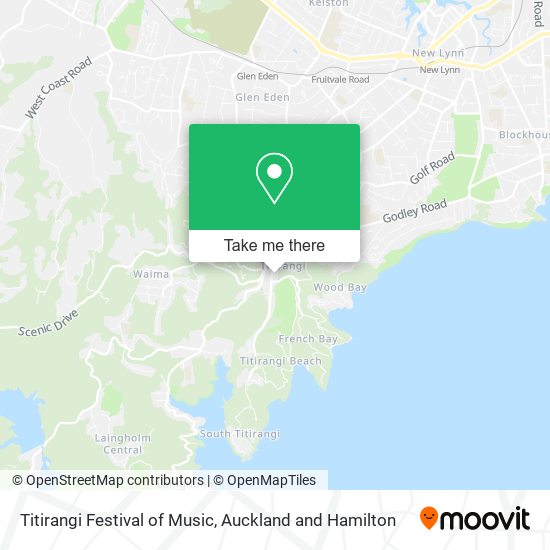 Titirangi Festival of Music地图