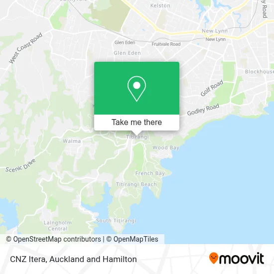 CNZ Itera map