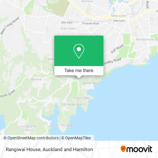 Rangiwai House map