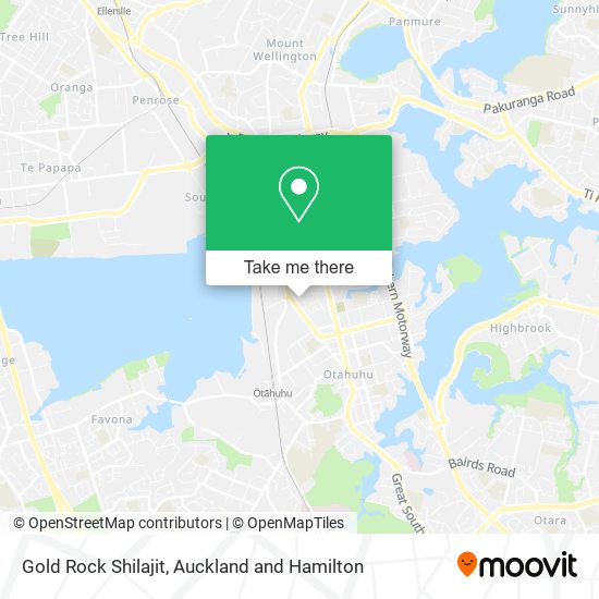 Gold Rock Shilajit map