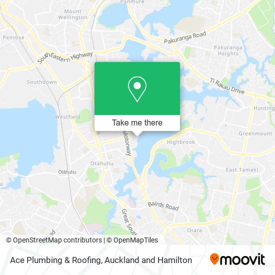 Ace Plumbing & Roofing map