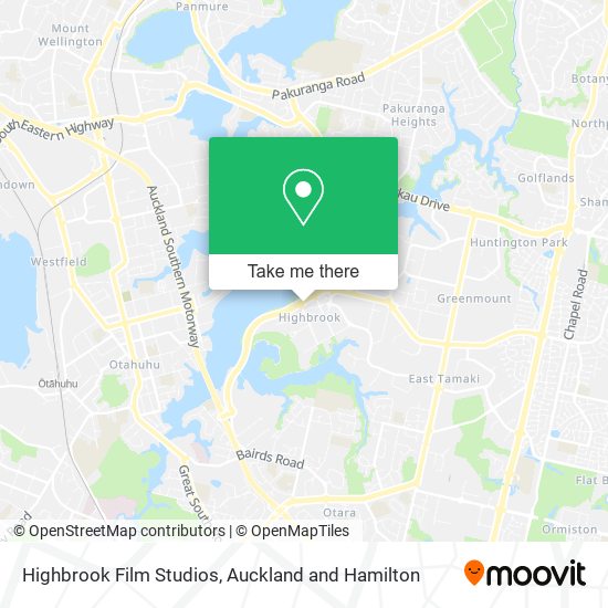 Highbrook Film Studios map
