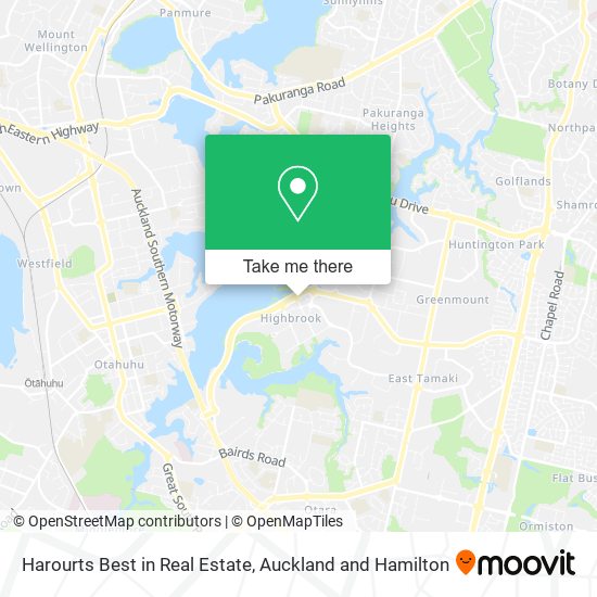 Harourts Best in Real Estate map