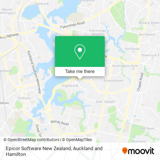 Epicor Software New Zealand map