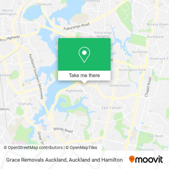 Grace Removals Auckland地图