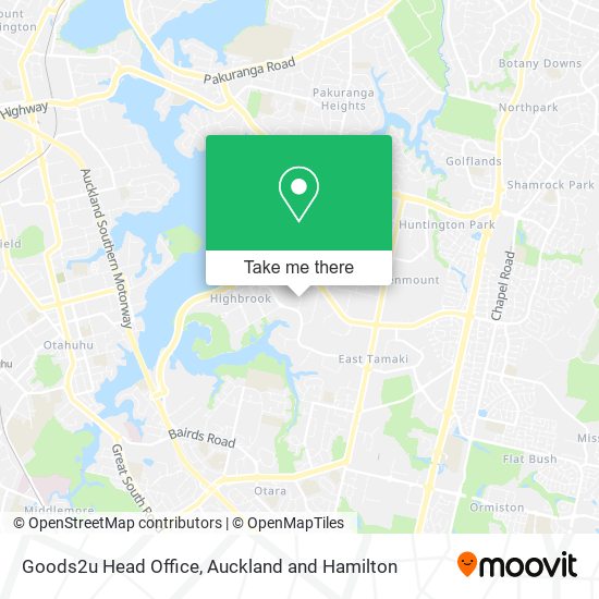 Goods2u Head Office map