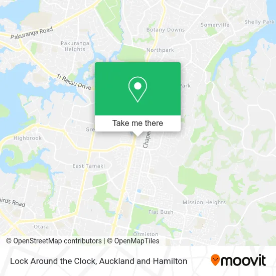 Lock Around the Clock map