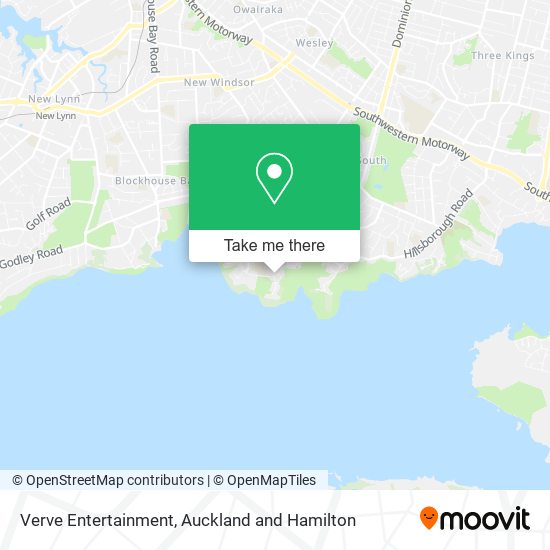 Verve Entertainment map