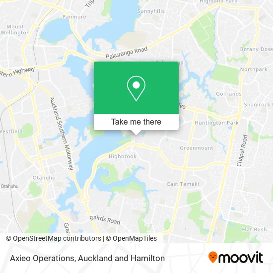 Axieo Operations map