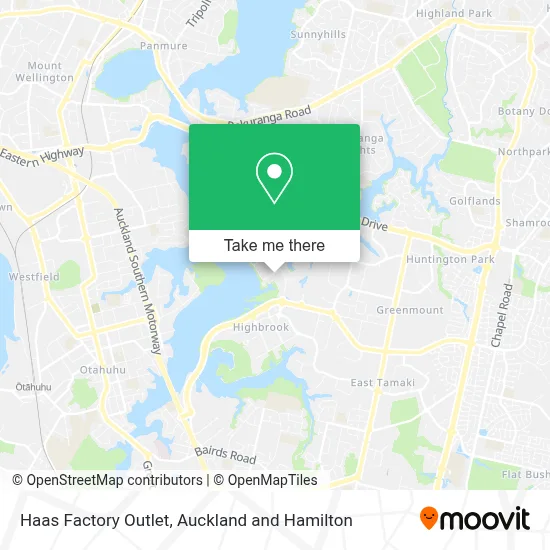 Haas Factory Outlet map