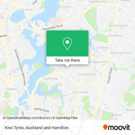 Kiwi Tyres地图