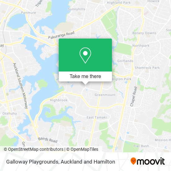 Galloway Playgrounds map