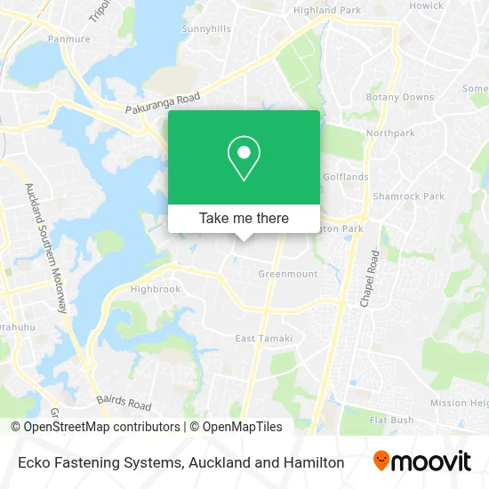 Ecko Fastening Systems map