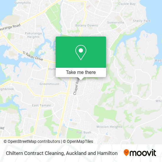 Chiltern Contract Cleaning map