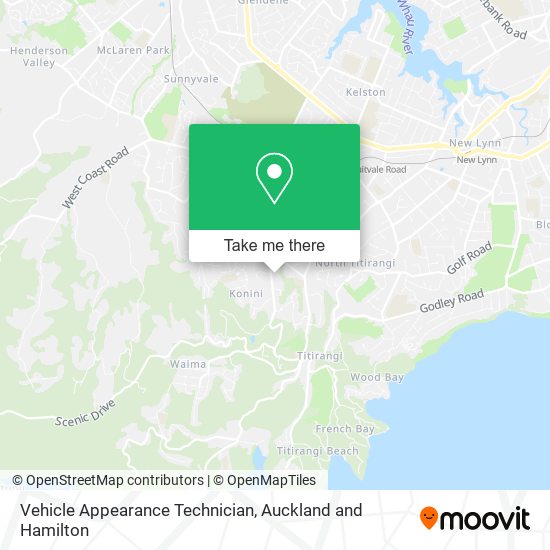 Vehicle Appearance Technician map