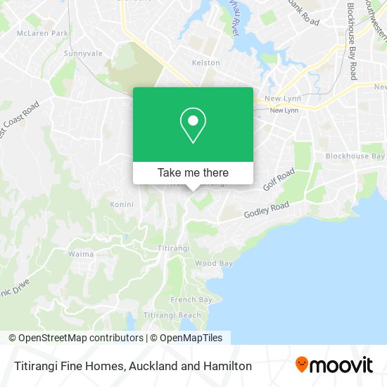 Titirangi Fine Homes map