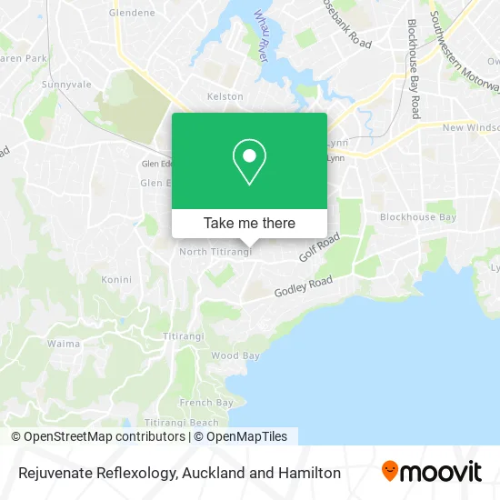 Rejuvenate Reflexology map