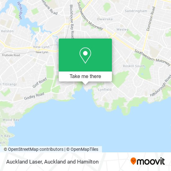 Auckland Laser map