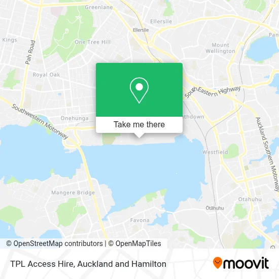 TPL Access Hire map