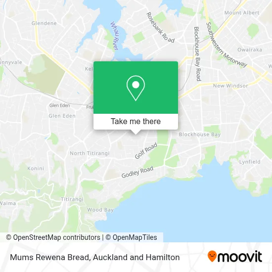 Mums Rewena Bread map