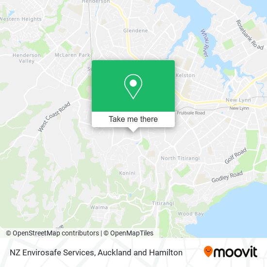 NZ Envirosafe Services map