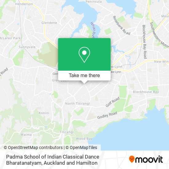 Padma School of Indian Classical Dance Bharatanatyam map