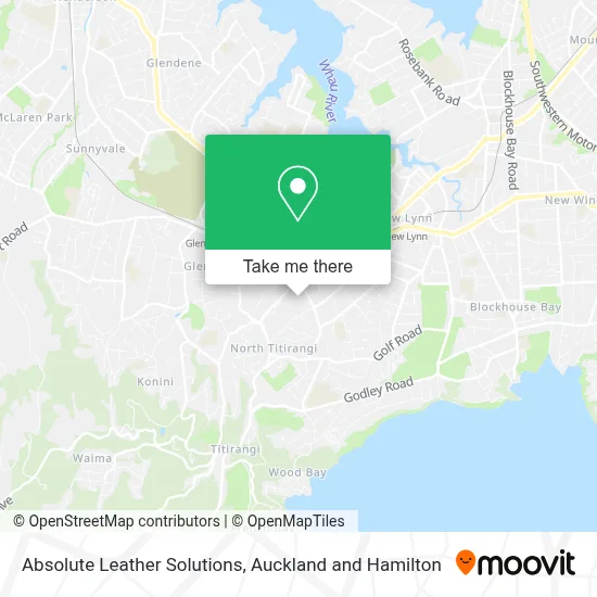 Absolute Leather Solutions map