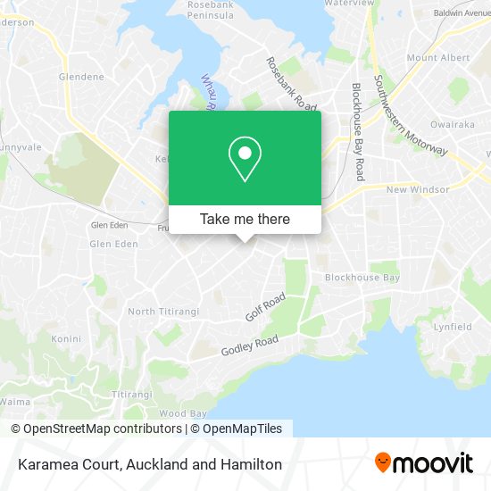 Karamea Court map