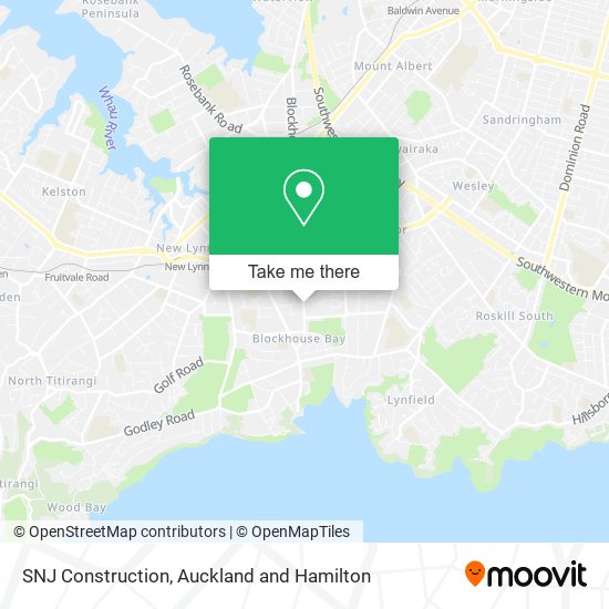 SNJ Construction map