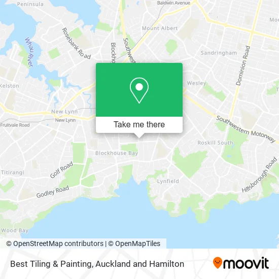 Best Tiling & Painting map