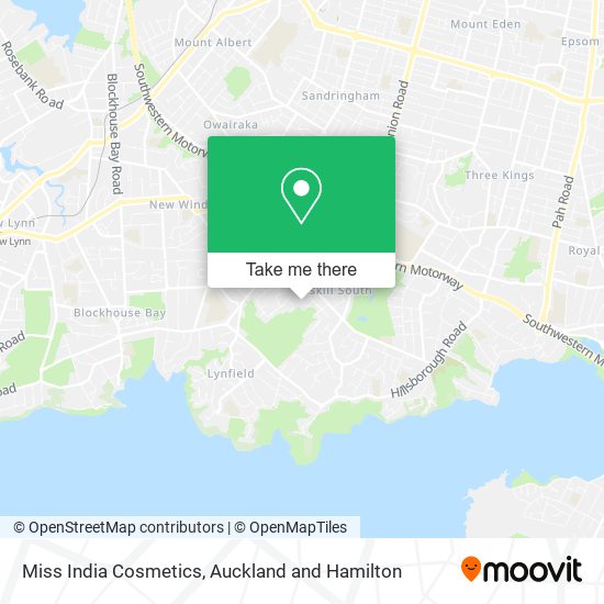 Miss India Cosmetics map