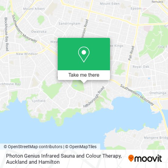 Photon Genius Infrared Sauna and Colour Therapy map