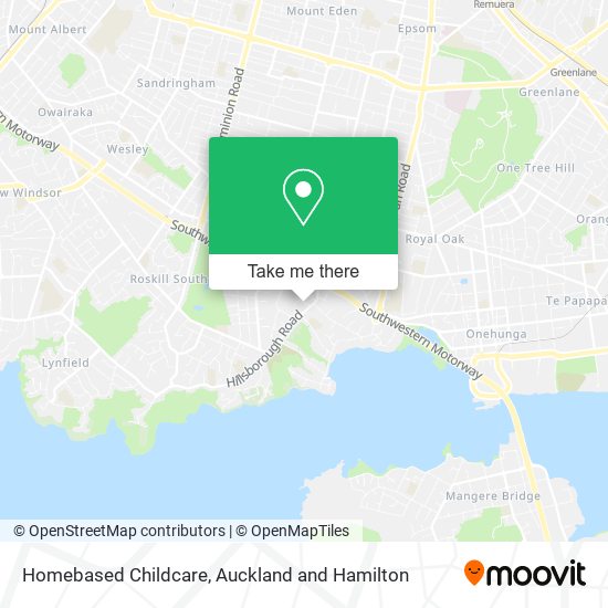 Homebased Childcare map