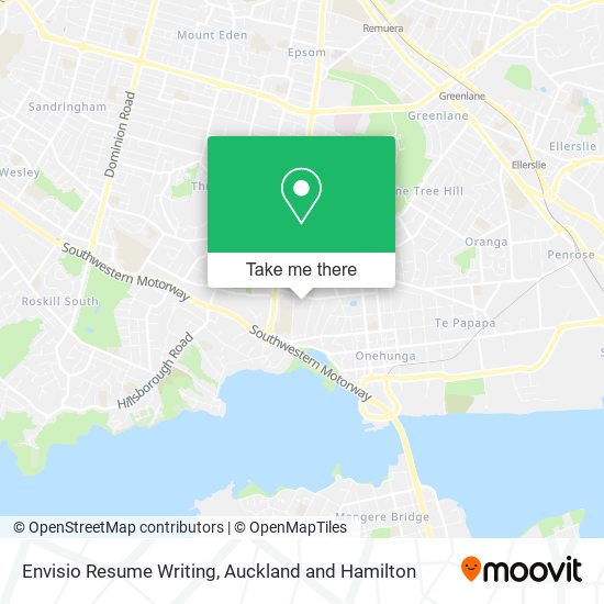 Envisio Resume Writing map