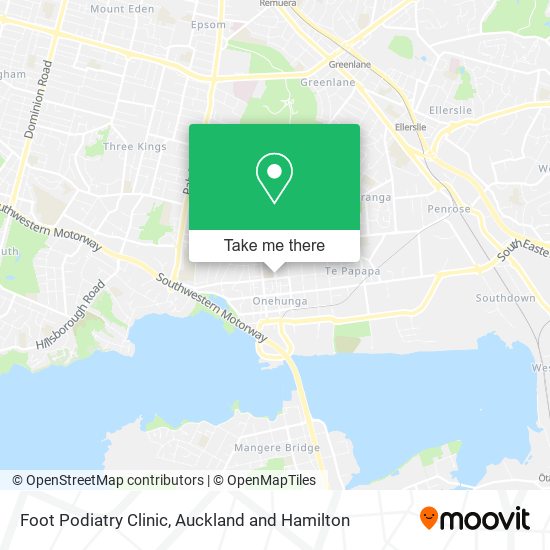 Foot Podiatry Clinic map