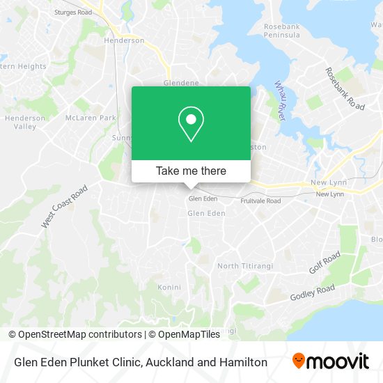 Glen Eden Plunket Clinic map