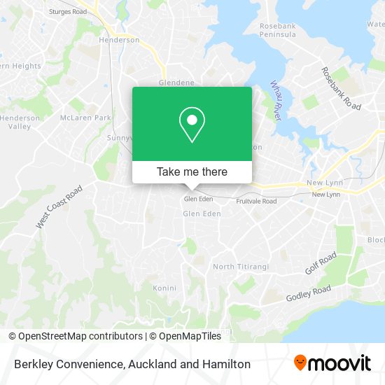 Berkley Convenience map