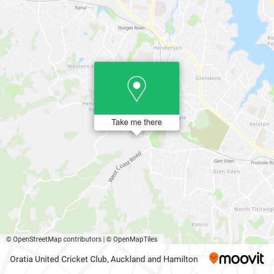 Oratia United Cricket Club地图