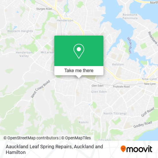 Aauckland Leaf Spring Repairs map