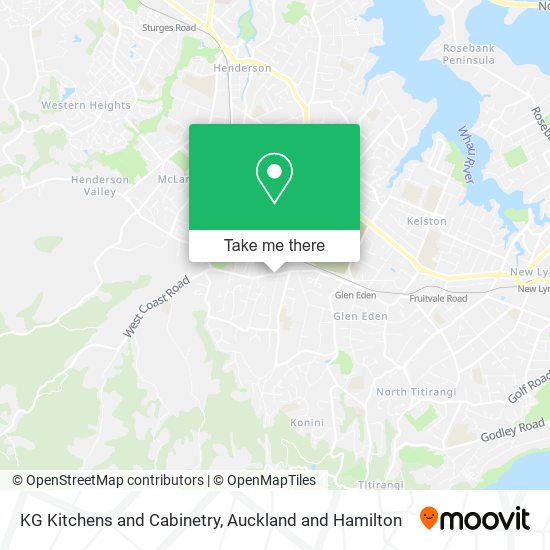 KG Kitchens and Cabinetry map