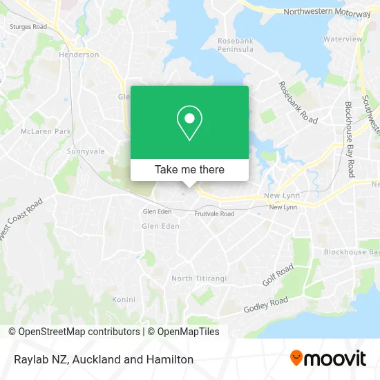 Raylab NZ map