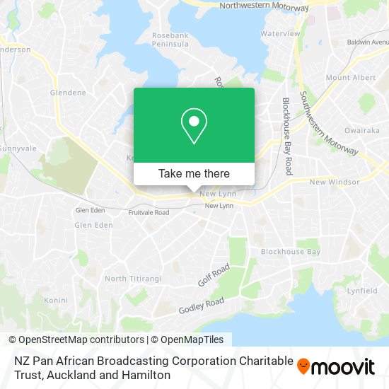 NZ Pan African Broadcasting Corporation Charitable Trust map