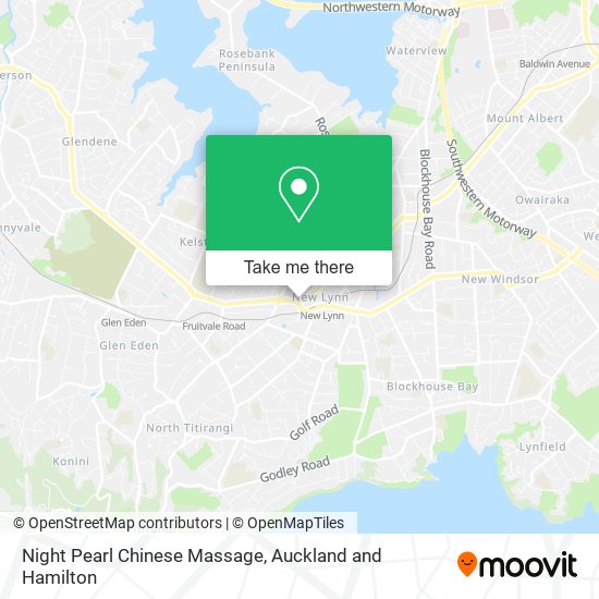 Night Pearl Chinese Massage map
