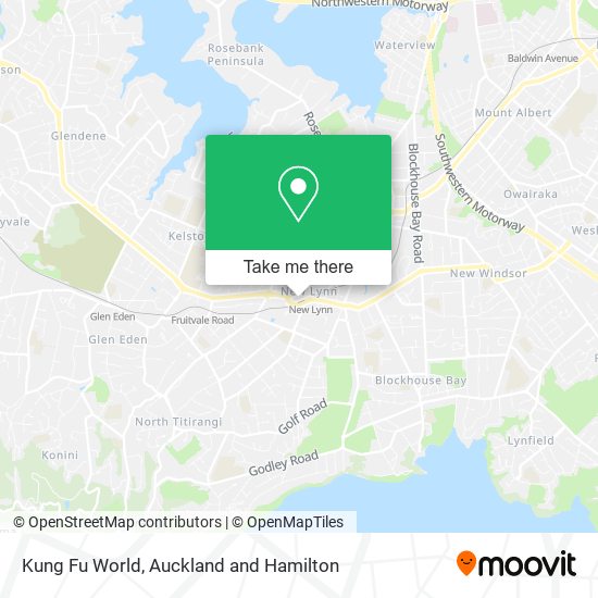 Kung Fu World map
