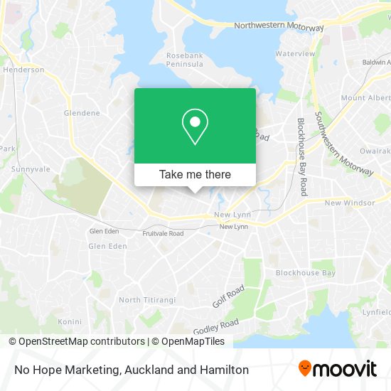 No Hope Marketing map