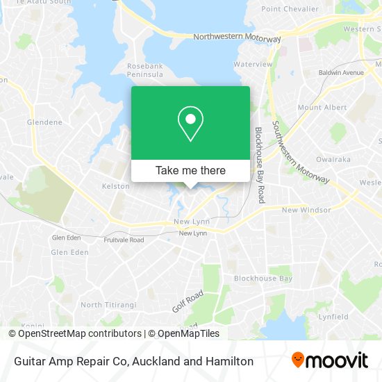 Guitar Amp Repair Co map