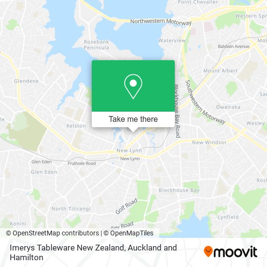 Imerys Tableware New Zealand map