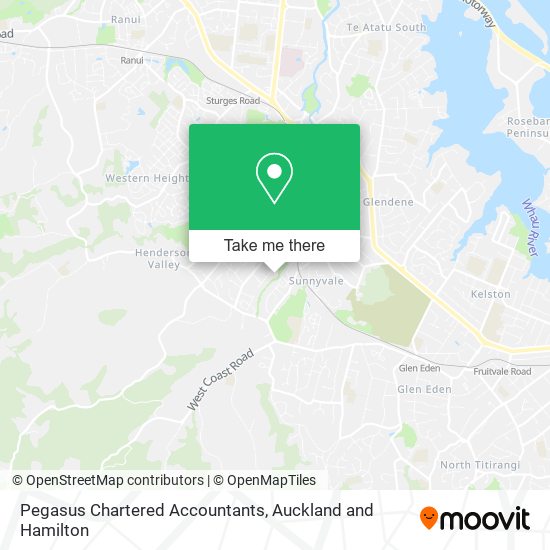 Pegasus Chartered Accountants map