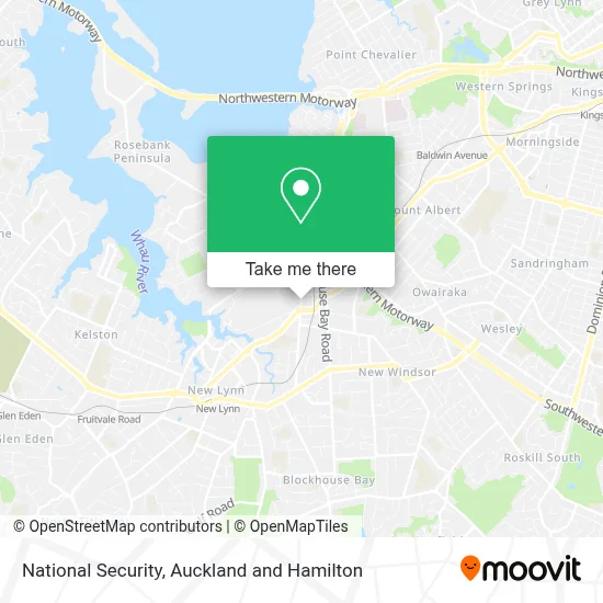 National Security map