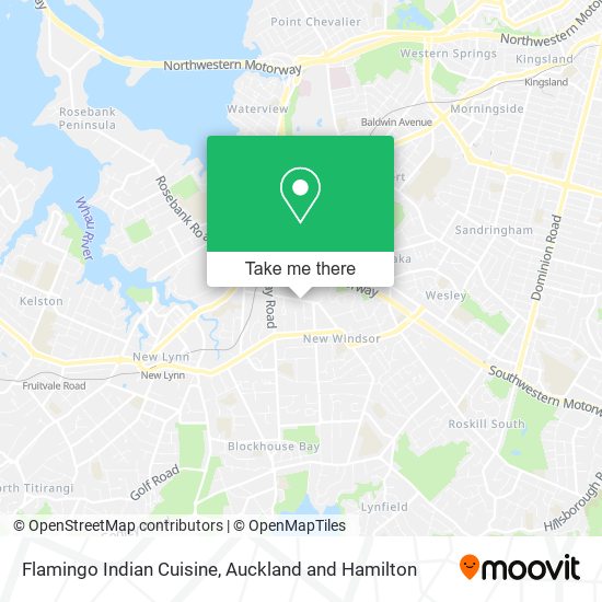 Flamingo Indian Cuisine map